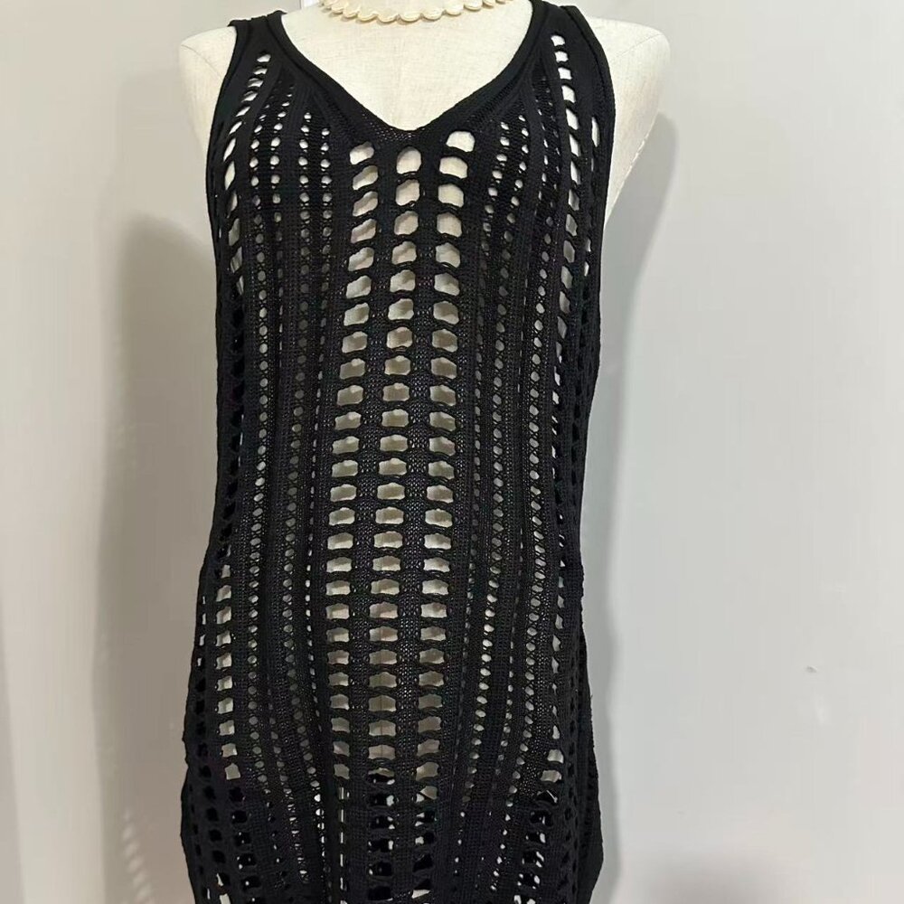 Cover Ups for Swimwear Women Crochet Swimsuit Bikini Bathing Suit Coverups Dress - Picture 9 of 15